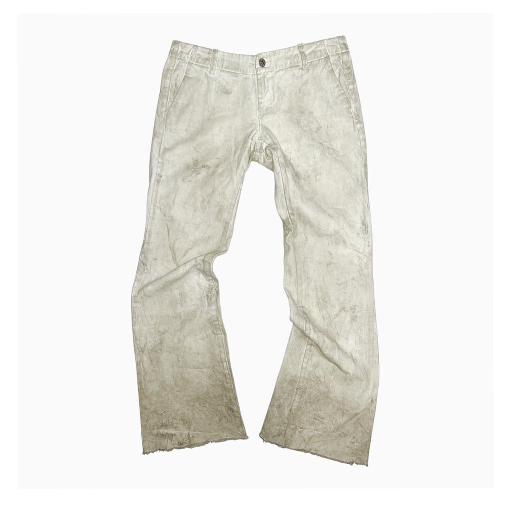"DUST WASH" FLARED JEANS