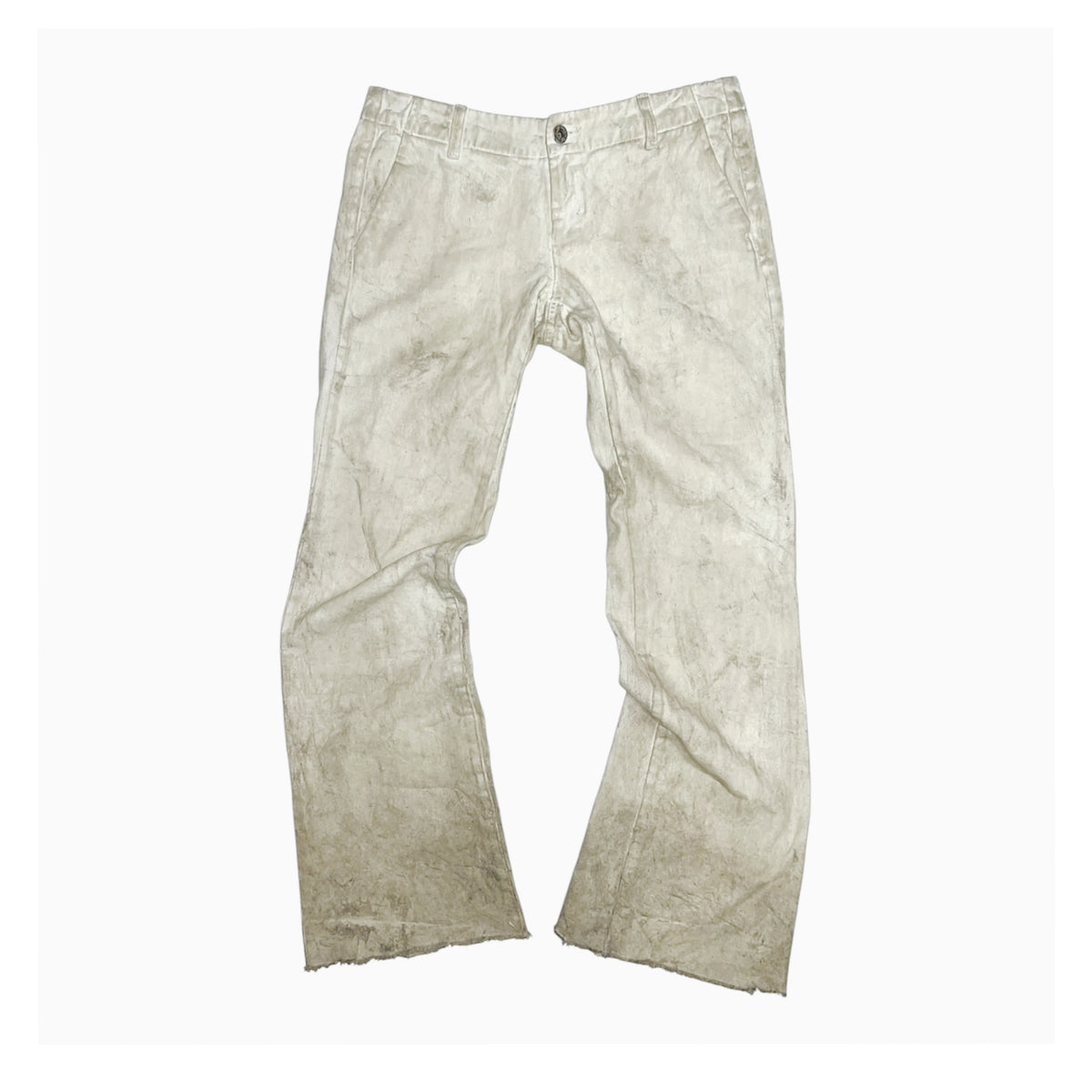 "DUST WASH" FLARED JEANS
